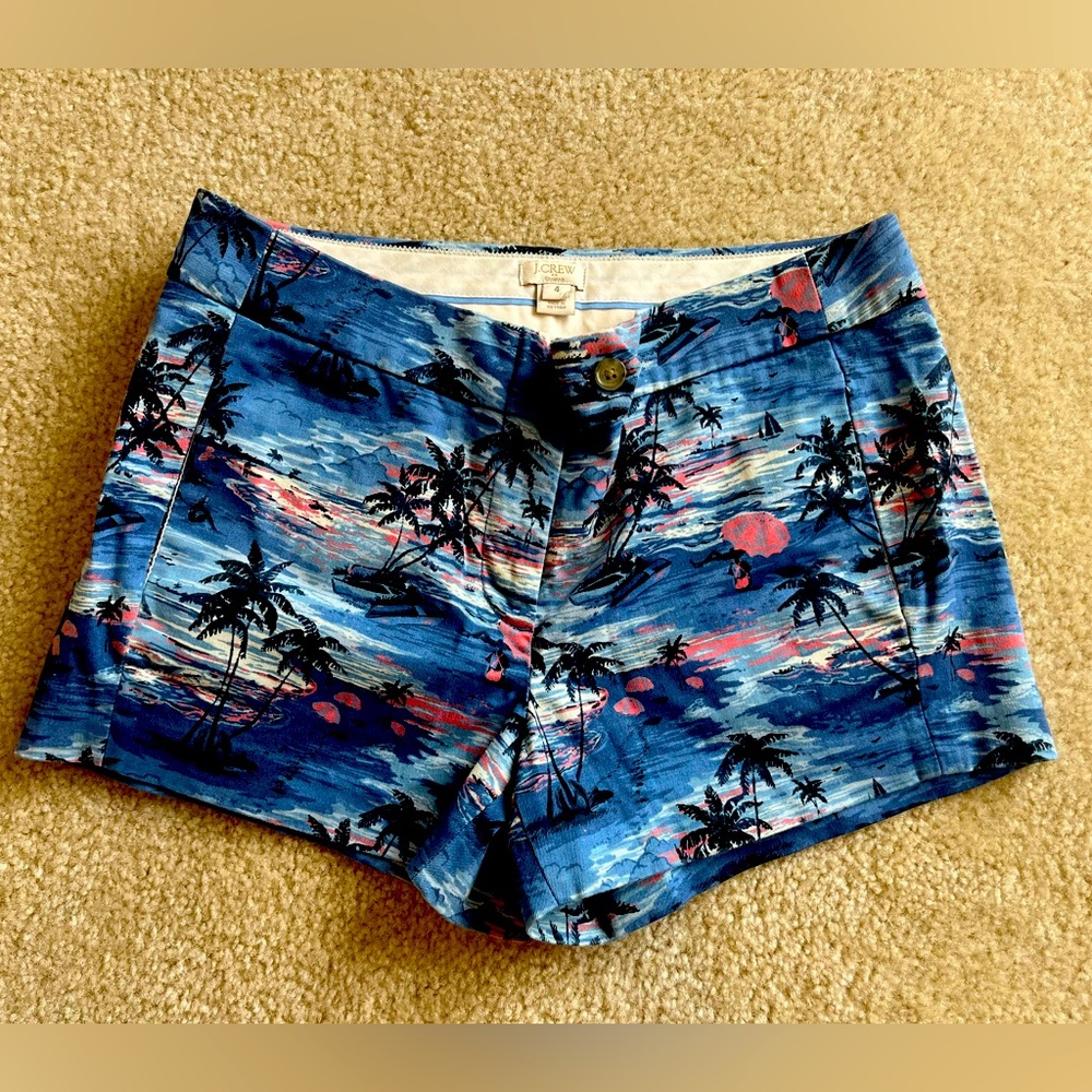 Hawaiian print shorts
